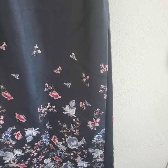 Bcbg Max Azria Embroidered Leather Tunic Dress - Picture 4 of 7